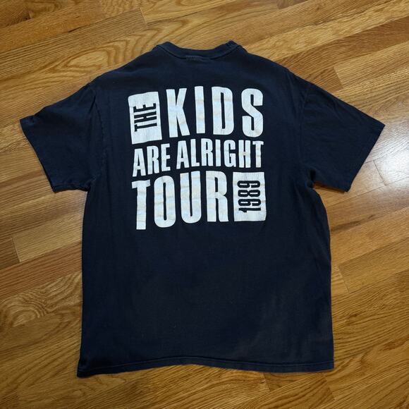 Vintage 1989 The Who Tour Shirt XL The Kids Are Alright Maximum R&B Rock Tee - Picture 2 of 6